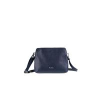 Pierre Cardin Umhängetasche für Damen aus echtem Leder Made in Italy 30 x 23 x 13 cm 1980, Marineblau, Einheitsgröße