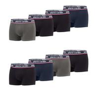 pierre cardin underwear Boxershorts für Herren, Baumwolle, natürliche und hypoallergene Boxershorts (8 Stück), Schwarz, XXL