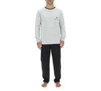 Pierre Cardin Underwear Herren Pca/1/Enl/225 Pyjamaset, Grau meliert/Schwarz, M