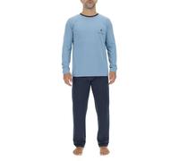 Pierre Cardin Underwear Herren Pca/1/Enl/225 Pyjamaset, Hellblau/Marineblau, M