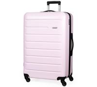 Pierre Cardin Voyager Hartschalenkoffer - Reisegepäck mit 4 Spinnrollen | Teleskopgriff | Hartschalen Koffer CL893, rosa - dusty pink, XL, Gepäck-Set