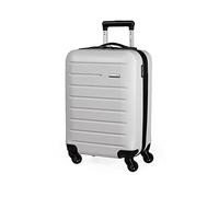 Pierre Cardin Voyager Hartschalenkoffer - Reisegepäck mit 4 Spinnrollen | Teleskopgriff | Hartschalen Koffer CL893, hellgrau, XL, Gepäck-Set