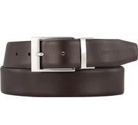 Pierre Cardin Wendegürtel Herren Glattleder braun, 85 CM (31 INCH)