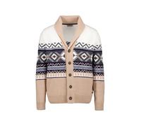 Pierre Cardin Wolle Herren Regular Fit Wolle beige gemustert, M