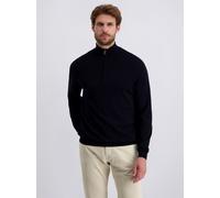 Pierre Cardin Modern Fit Troyer marine, Einfarbig