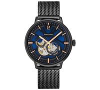 Pierre Lannier Herrenuhr Trio 335B469 – Automatik Analog 42 mm Mineralglas Acier Noir