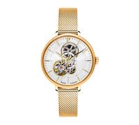 Pierre Lannier 349A502 Damenuhr Automatik Open Heart Gelbgold IP Ø35mm