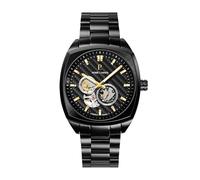 Pierre Lannier - Armbanduhr Automatic Arcadius - Automatic Uhrwerk - Gehäusedicke: 11.65 mm - Gehäusebreite: 42.5 mm - Edelstahl - Noir - 5 ATM