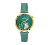 Pierre Lannier - Armbanduhr Automatic Esperance - Automatic Uhrwerk - Gehäusedicke: 12.55 mm - Gehäusebreite: 35 mm - Edelstahl - Vert - 3 ATM