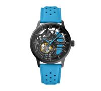 Pierre Lannier - Armbanduhr Automatic Paddock - Automatic Uhrwerk - Gehäusedicke: 12.3 mm - Gehäusebreite: 39 mm - Edelstahl - Noir - 5 ATM