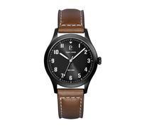 Pierre Lannier - Armbanduhr Aviateur - Quartz Uhrwerk - Gehäusedicke: 8.5 mm - Gehäusebreite: 40 mm - Edelstahl - Gris - Wasserbeständigkeit: 5 ATM - 2 Jahre Garantie
