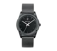 Pierre Lannier - Armbanduhr Candide - Quartz Uhrwerk - Gehäusedicke: 7.6 mm - Gehäusebreite: 38 mm - Edelstahl - Noir Milanais - 3 ATM