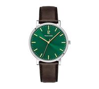 Pierre Lannier - Armbanduhr Essential - Quartz Uhrwerk - Gehäusedicke: 7.95 mm - Gehäusebreite: 40.5 mm - Edelstahl - Vert - 5 ATM