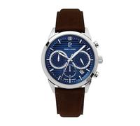 Pierre Lannier - Chronographen Monarck - Quartz Uhrwerk - Gehäusedicke: 10.9 mm - Gehäusebreite: 43 mm - Edelstahl - Bleu - 5 ATM