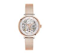 Pierre Lannier Damen-Armbanduhr, analog, automatisch, mit Armband aus massivem Edelstahl 313B928, weiß, Armband