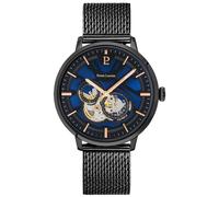 Pierre Lannier Montre automatique Trio Acier Noir