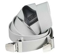 Pierre Mouton - Extra starker Hosenträger - Hellgrau