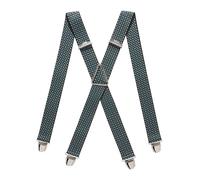 Pierrot Hosenträger für Herren Breit Made in Germany/France - Ultrastarker Gummizug & 4 Extra Starke X-Clips - Verstellbare Länge bis zu 130cm - Garantie auf Lebenszeit