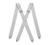 Pierrot Hosenträger für Herren Breit Made in Germany/France - Ultrastarker Gummizug & 4 Extra Starke X-Clips - Verstellbare Länge bis zu 130cm - Garantie auf Lebenszeit