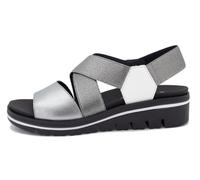 PieSanto - 250787 Sandalen mit herausnehmbarer Innensohle für Damen, Stahl 37975, 35 EU