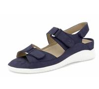 PieSanto 260881 Damensandalen, Nubukleder, Marineblau, Marineblau 40113, 45 EU