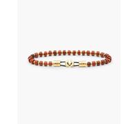 Pig & Hen Damen-Armband Brontide 4mm Shiny red-stone/gold M