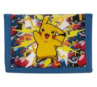 Pikachu Pokemon Lightning Strike! - Münz- und Karten-Geldbörse, mehrfarbig, 13 x 8 x .7cm, Kompakt
