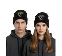 Pike Beanie kuschelige doppellagige Strickmütze stylische Mütze Fan-Artikel KC112589PIK Schwarz