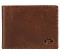 piké Geldbörse Echt Leder Herren | Slim Fold Vintage Leder Portemonnaie mit RFID-Schutz braun | 022088