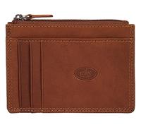 piké Visitenkartenetui Echt Leder Herren | Slim Kartenetui mit Reißverschluss | Mini Geldbörse mit Münzfach | kompaktes Card Wallet | 021940