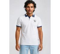 Pikee-Polo mit dezenter Bruststickerei in stay fresh-Qualität