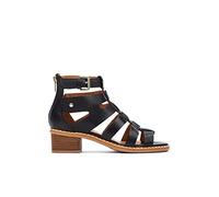 Pikolinos Absatzsandalen in Leder BLANES für Frauen Farbe Negro