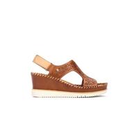 Pikolinos Aguadulc Damen-Sandalen mit Keilabsatz, Leder, Sandalen, Brandy, 42 EU
