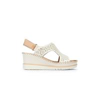 Pikolinos Keilsandalen in Leder AGUADULCE für Frauen Farbe NATA