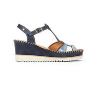 Pikolinos Aguadulce T-Steg Keil Sandale blau multi W3Z-1836C1 - Größe 40