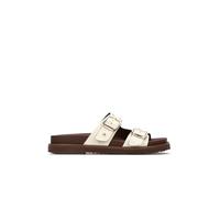 Pikolinos Aitana Damen Flache Sandalen | Leder | Extra leicht | Weiß