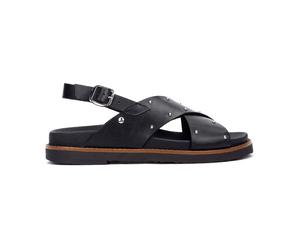 Pikolinos Aitana Römer Sandale schwarz Nieten W7Z-0995 für Damen, schwarz, Größe 41 EU