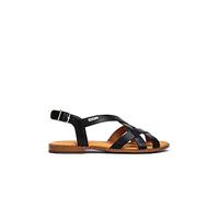 Pikolinos Algar Flache Sandalen Damen | Leder | Schnalle | Schwarz