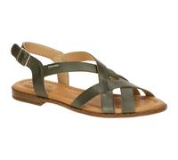 Pikolinos Sandale Algar W0X-0556ST Damen Rindsleder gekreuzte Riemchen Grün Größe 40