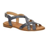 Pikolinos Flache Sandalen in Leder ALGAR für Frauen Farbe Azul