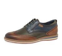 Pikolinos Schnürschuhe Avila M1T-4191C1 Wingtips Herren Braun/Grün Größe 44