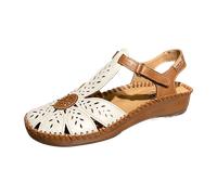Pikolinos Halboffene Schuhe in Leder P. Vallarta für Frauen Farbe NATA