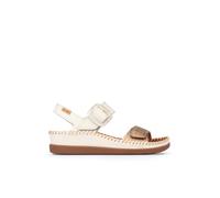 Pikolinos Damen Weiße Leder Leichte Sommer-Keilsandalen - Cadaques EU41