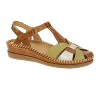 Pikolinos Cadaques T-Steg Sandale braun grün W8K-0847C1 - Größe 39
