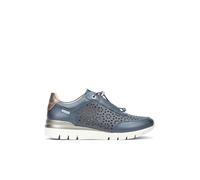 Pikolinos Cantabria Damen Sneaker | Leder | Extra leicht | Memory Foam | Blau