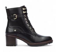 Pikolinos Combat-Stiefeletten für Damen aus schwarzem Leder mit mittelhohem Absatz - Llanes EU 36
