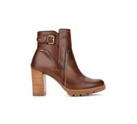 High-Heel-Stiefelette PIKOLINOS "PIKOLINOS Stiefelette Leder", Damen, Gr. 38, braun, Leder, Schuhe (38626114-38) braun