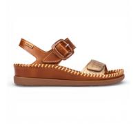 Pikolinos Damen Braune Leder Leichte Sommer-Keilsandalen - Cadaques EU41