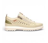 Pikolinos Damen-Sneaker aus apfelgrünem Leder mit Schnürung und Reißverschluss - Vigo EU41