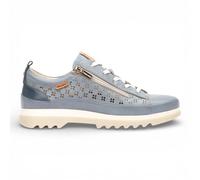 Pikolinos Damen-Sneaker aus Denimblauem Leder mit Schnürung und Reißverschluss - Vigo EU 37